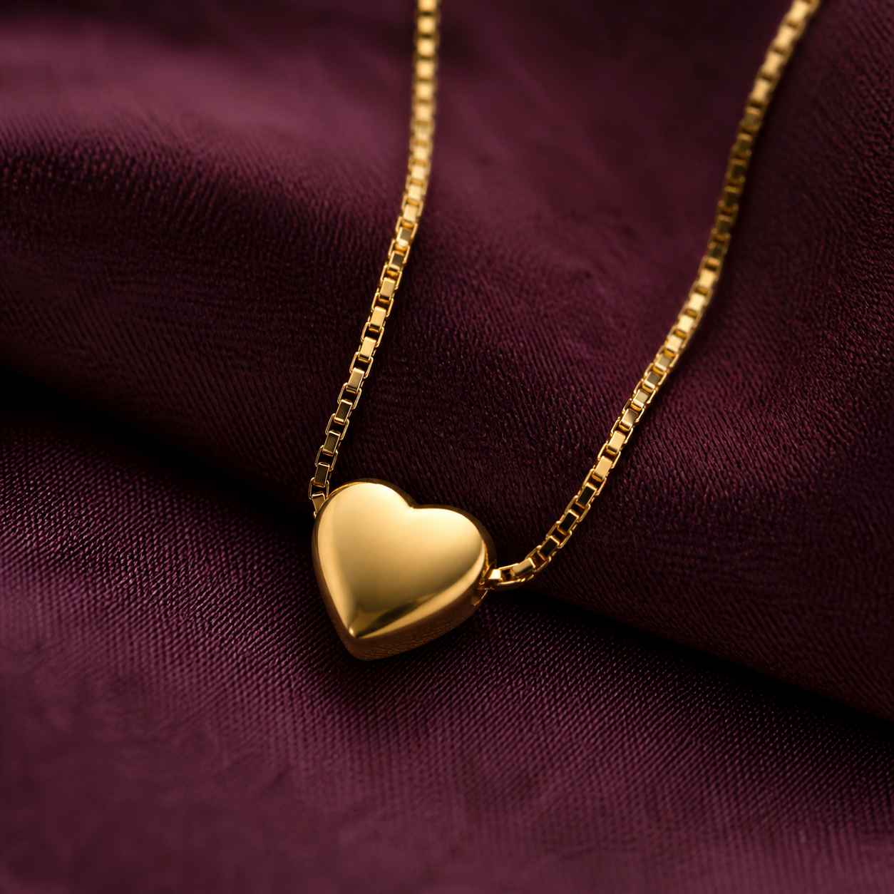 Gold Heart Necklace