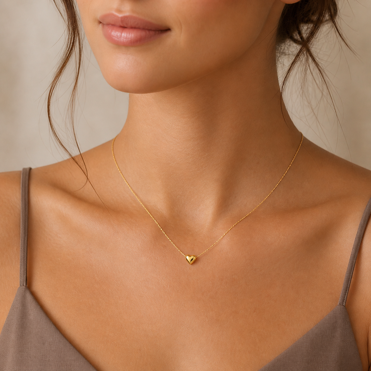 Gold Heart Necklace