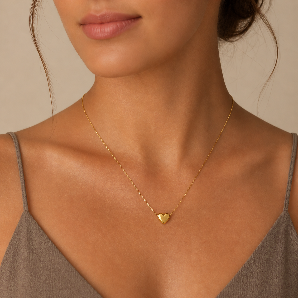 Gold Heart Necklace