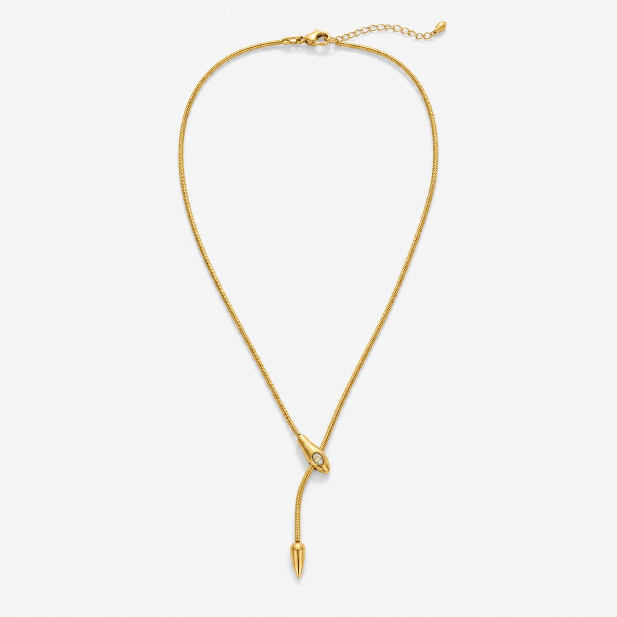 Gold Snake Chain Necklace