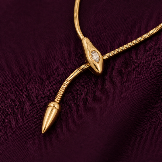 Gold Snake Chain Necklace