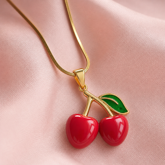 Cherry Pendant Necklace