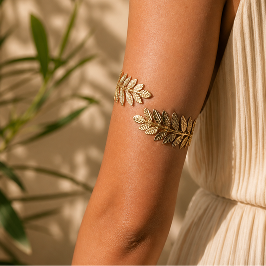 Golden Leaf Arm Cuff