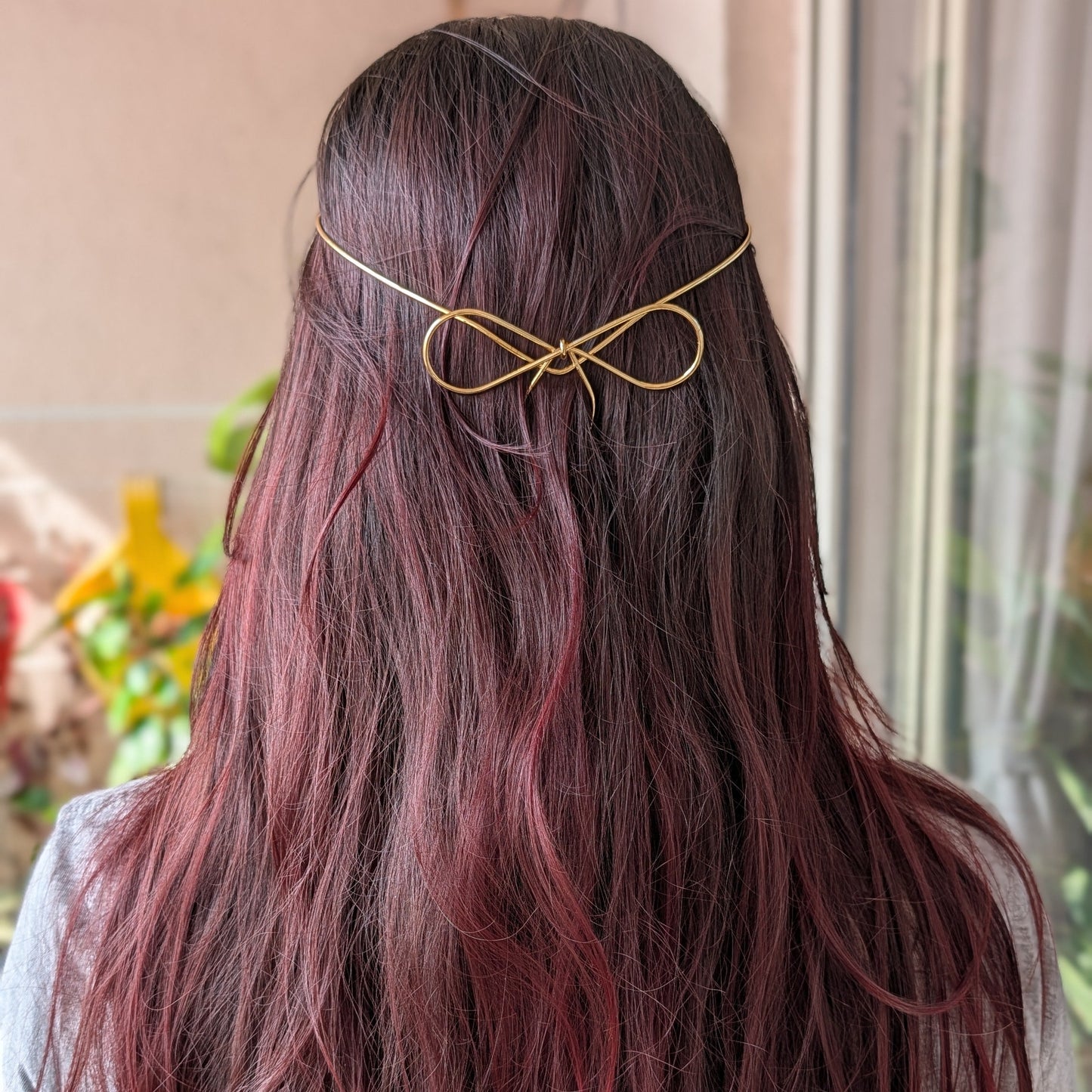 Golden Bow Crown Tiara