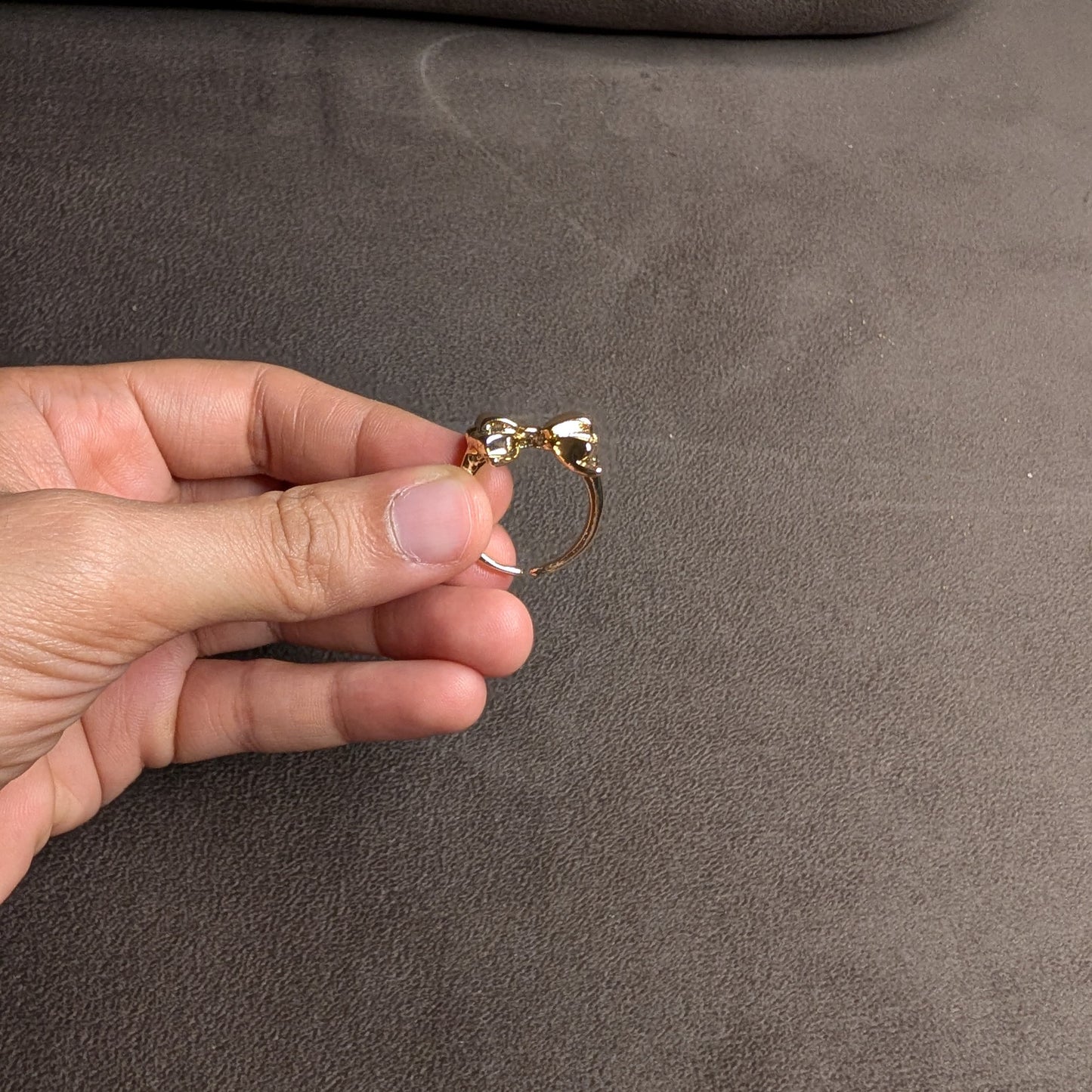 Gold Bow Ring